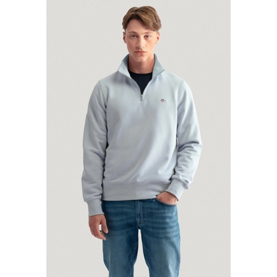 GANT REG SHIELD HALF ZIP SWEAT modrá