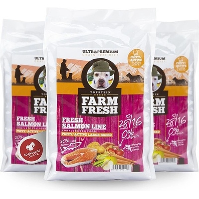 Topstein Farm Fresh Salmon Line Puppy/Active Large Breed 2 kg