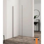 Inter Ceramic Мобилен душ параван Inter Ceramic Walk-In, гланциран хром, 50x200 см, прозрачно стъкло (113-2TR/50)