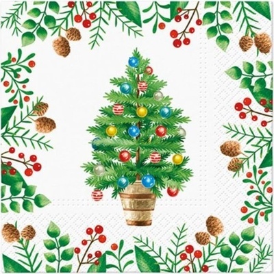 TaT Obrúsky Decorated Tree 33x33cm