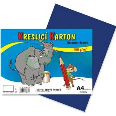 Kreslicí karton A4 180 g [50 listů] Varianta: šedý