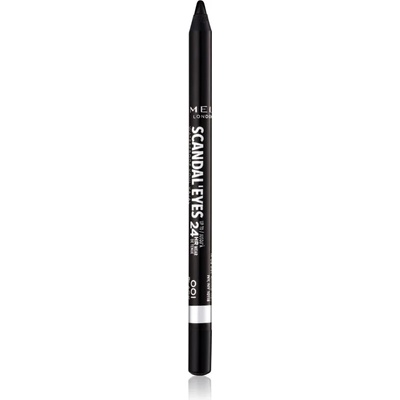 Rimmel ScandalEyes Waterproof Kohl Kajal водоустойчив молив за очи цвят 001 Black 1, 3 гр