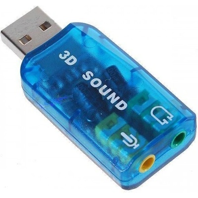 USB звукова карта No brand 5.1, 3D sound - 17009 (DE-17009)