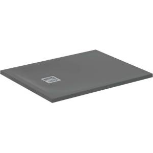 Ideal Standard Ultra Flat S + - Душ корито 100х80 см, Противоплъзгащо, сиво T5596FS (T5596FS)