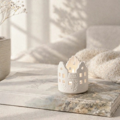 Majas Cottage Porcelánový svícen Jardin S