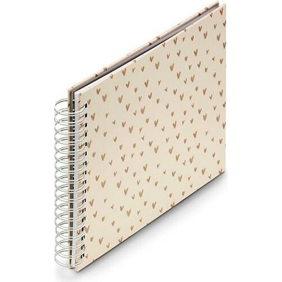 Hama album klasické spirálové LOVELY 28x24 cm, 50 stran, béžová