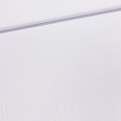 Bavlněný úplet RS0179-500 UNI jednobarevný bílý, š.155cm (látka v metráži)