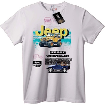 NOONEBRAND Тениска Jeep Car Mania - 2XL, Black