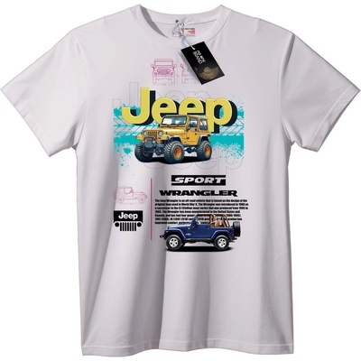 NOONEBRAND Тениска Jeep Car Mania - 2XL, Black