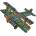 Eureka - Puzzle Colorful Puzzle - Biplane wooden - 100 piese