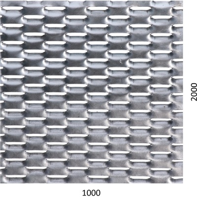 Tahokov Fe, 1000 x 2000 x 1,5 mm, oko 47 x 18 mm