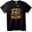NOONEBRAND Тениска Щастието Разцъфва Отвътре - 3XL, Black
