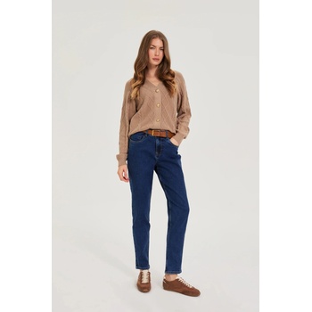 Moodo Тъмносини дънки с колан Moodo Moodo | Bezhov | ЖЕНИ | XS