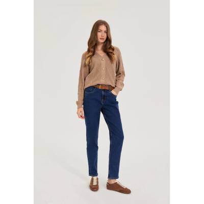 Moodo Тъмносини дънки с колан Moodo Moodo | Bezhov | ЖЕНИ | XS