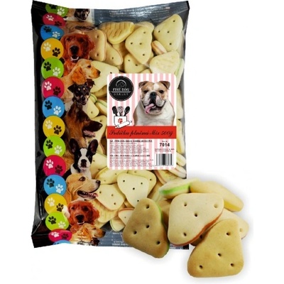 Fine Dog Bakery Srdíčka plněná mix 500 g