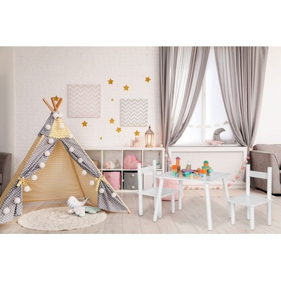 Eco Toys detská sada stolček a dve stoličky ESC W 0288A ESC W 0288A