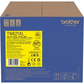 Image 1 of Brother КАСЕТА ЗА BROTHER HL L9430CDN/L9470CDN/L9630CDN/L9670CDN - Yellow - HIGH CAPACITY - PN TN821XLY (TN-821XLY) (101BRATN821XLY)