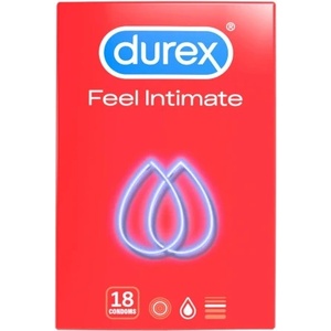 Durex 18 бр. Тънки презервативи Durex Feel Intimate