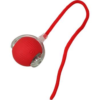 Tiger`s Heart Интерактивнa самодвижещa се топкa за домашни любимци с LED светлини и USB зареждане 1 брой