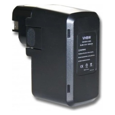 VHBW Батерия за Bosch BAT001 / GSR 9.6 / GBM 9.6VES-2 / PDR 80, 9.6 V, 3.3 Ah (800104545)