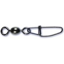 Black Cat karabinka s obratlíkom Cross Lock Swivel veľ.4 100 kg 3 ks