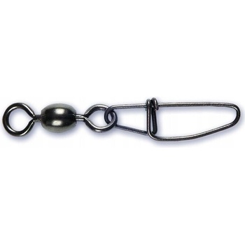 Black Cat karabinka s obratlíkom Cross Lock Swivel veľ.4 100 kg 3 ks
