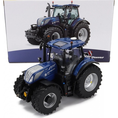 Universal hobbies New holland T7.300 Tractor Blue Power 2020 Blue Met 1:32
