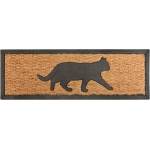 Esschert Design Постелка от кокосови влакна Котка, 25 x 75 cm - Esschert Design (ZEE-RB170)