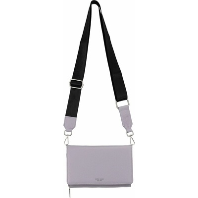 Dámska crossbody koženková kabelka Svetlo fialová