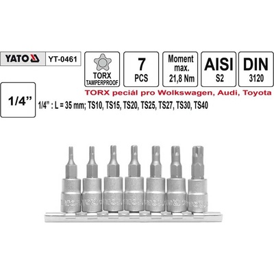 Yato TS10-TS40 7 ks