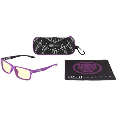 GUNNAR CRUZ MARVEL BLACK PANTHER EDITION jantarová skla BLF 65 NATURAL focus CRU-12013
