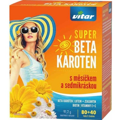 Vitar Revital Super Beta-karoten 120 tabliet