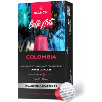 Bianchi Caffe Arte Colombia 10 бр. капсули с-ма Nespresso