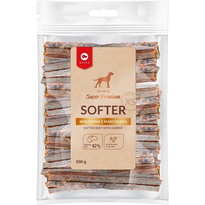 MACED Super Premium Softer pochúťka pre psov hovädzie mäso s mrkvou mini ekonomické 500 g