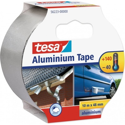 Tesa 56223-00000-01 Hliníková páska tloušťka 50 mikronů 50 mm x 10 m stříbrná