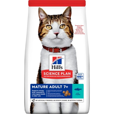 Hill's Science Plan granule pre staršie mačky s tuniakom 2 x 10 kg