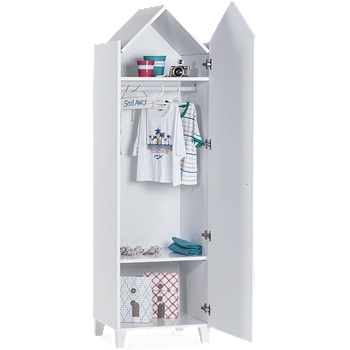 Carmen Еднокрилен гардероб miami - бял (3575116)