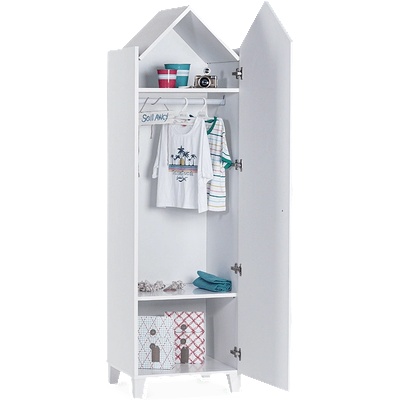 Carmen Еднокрилен гардероб miami - бял (3575116)