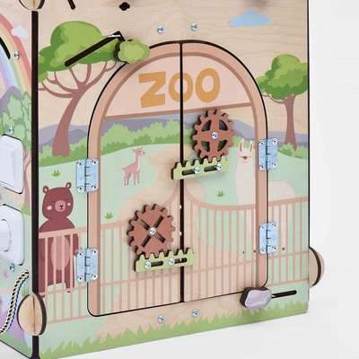 BusyKids Activity board Domček ZOO
