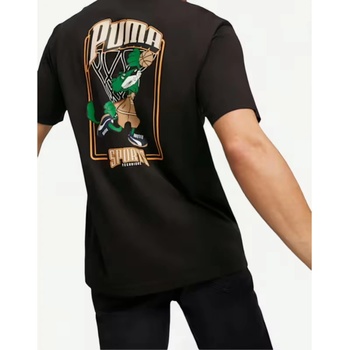 PUMA Team For The Fanbase Graphic Tee Black