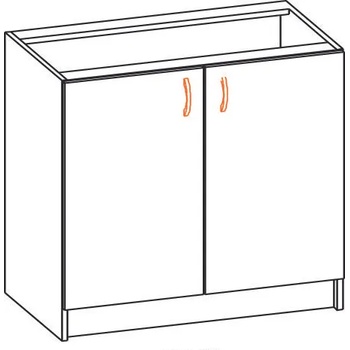 Image 1 of Bogdan Furniture Europe Долен шкаф Alina 80НМ-E20, за мивка