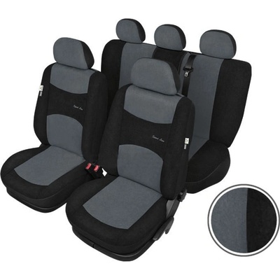Autopoťah SIXTOL SPORT LINE+ Standard šedočerné - záruka 3 roky