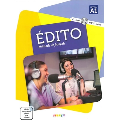 Édito A1: Livre éleve + CD MP3 + DVD