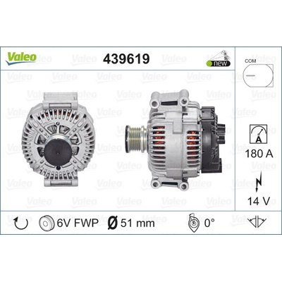 VALEO Alternátor Valeo 439619