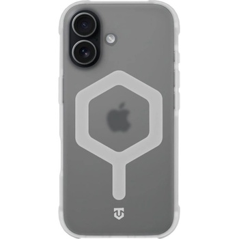 Tactical Удароустойчив калъф Tactical MagForce Hexagon за iPhone 17, бял - прозрачен (57983127339)