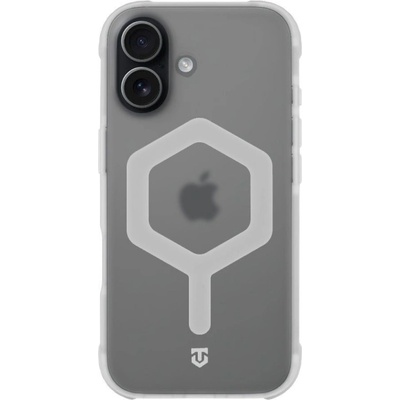Tactical Удароустойчив калъф Tactical MagForce Hexagon за iPhone 17, бял - прозрачен (57983127339)