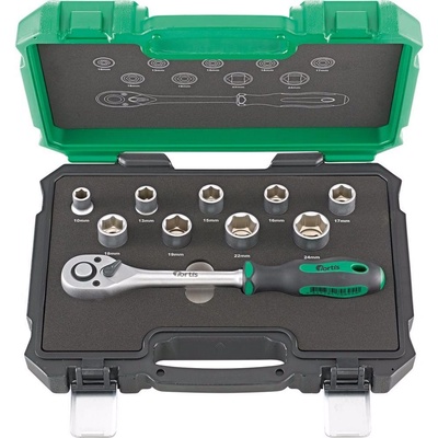 Fortis Гедоре комплект fortis 1/2", 10 части (fortis 4317784707039)