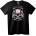 NOONEBRAND Тениска Черепни Крила - 7XL, Black