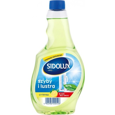 Sidolux Crystal na sklá a zrkadlá citrón náhradná náplň 500 ml