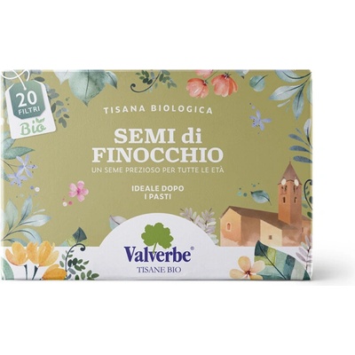 Valverbe Feniklový čaj semená BIO 20 sáčkov 30 g